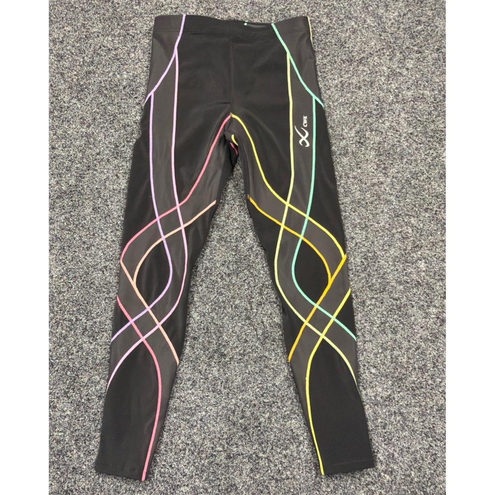 CW-X Stabilyx Compression Leggings Black Rainbow M